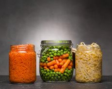 Canned vegetables